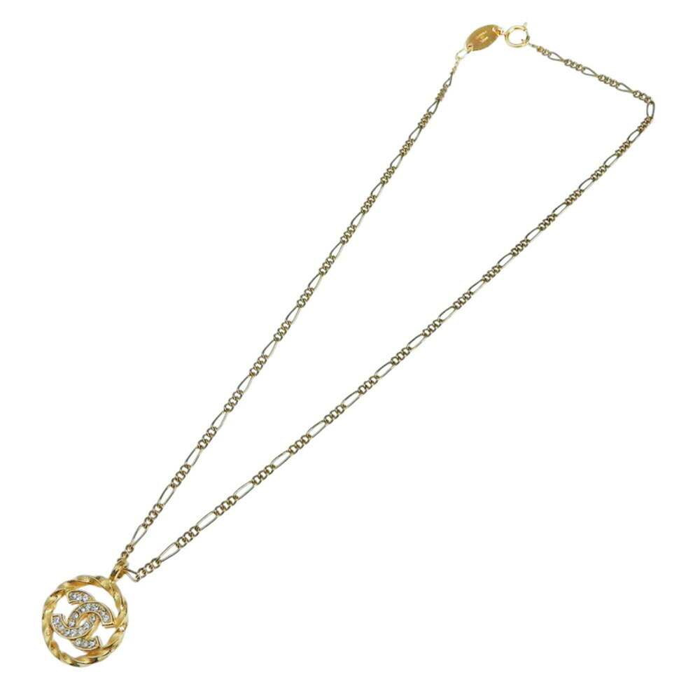 CHANEL Authentic Gold Logo Necklace - Picture 2 of 5